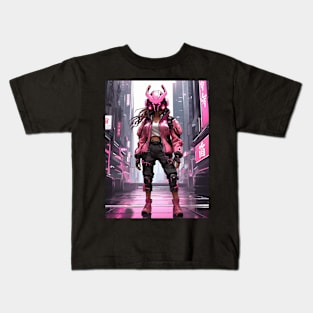 Cyber girl Kids T-Shirt